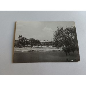 POCZTÓWKA PRL GARWOLIN WIDOK ZNAD RZEKI WILGI