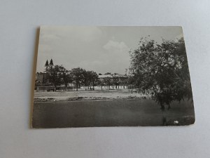 POSTCARD PRL GARWOLIN VIEW FROM OVER THE WILGA RIVER