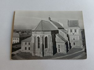 POSTCARD PRL LOMZA GOTHIC CATHEDRAL