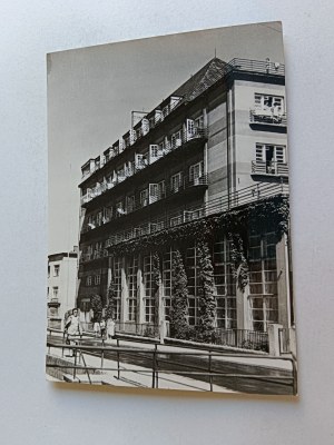 POSTCARD PRL KRYNICA CENTRAL MILITARY SANATORIUM, STAMP