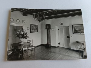 POSTCARD PRL IRONOWA WOLA MANOR HOUSE WHERE CHOPIN WAS BORN, TABLE ROOM