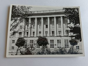 POSTCARD PRL RZESZOW FRAGMENT OF A PARTY HOUSE, SMALL EDITION