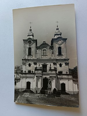 POSTCARD PRL DUKLA FACADE OF THE BERNARDINE CHURCH