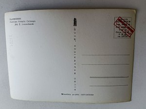 POSTCARD PRL BARWINEK CUSTOMS OFFICE PAVILION