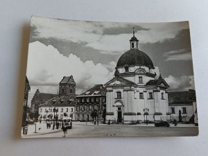 POSTCARD PRL WARSAW NEW TOWN SQUARE