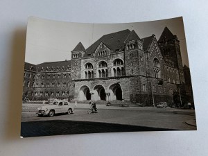 POSTCARD PRL POZNAŃ CASTLE, SMALL EDITION