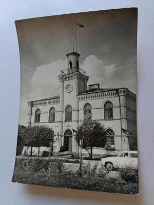 POSTCARD PRL CIECHANOW TOWN HALL SEAT OF THE MUNICIPAL NATIONAL COUNCIL, SMALL EDITION