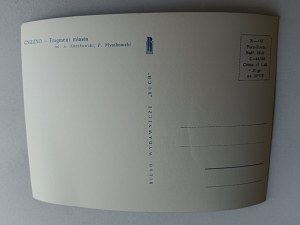 POSTCARD PRL GNIEZNO CITY FRAGMENT, SMALL EDITION