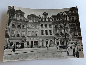 POSTCARD PRL POZNAŃ FRAGMENT OF THE OLD MARKET SQUARE