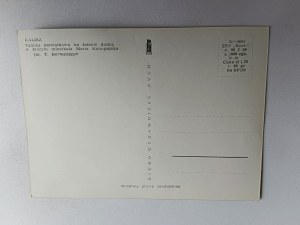POSTCARD PRL KALISZ MEMORIAL PLAQUE, MARIA KONOPNICKA