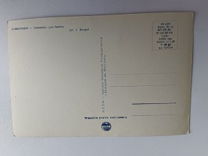 POSTCARD PRL KARKONOSZE SHELTER POD ŚNIEŻKĄ
