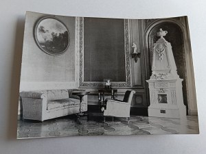 POSTCARD PRL ŁAŃCUT CASTLE SALON BOUCHER