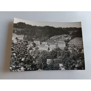 POCZTÓWKA PRL KRYNICA DOMY WCZASOWE I SANATORIUM LWIGRÓD