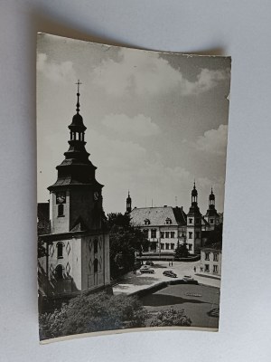 POSTCARD PRL KIELCE CASTLE P MARIA SQUARE