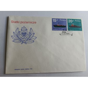 ENVELOPE FIRE SHIPS, STAMP, STAMP, SHIP