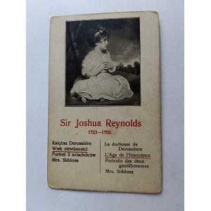 KARTA MALARSTWO SIR JOSHUA REYNOLDS WIEK NIEWINNOŚCI