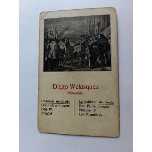 KARTA MALARSTWO DIEGO WELASQUEZ PODDANIE SIĘ BREDY