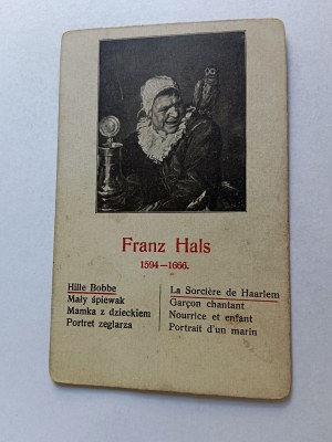 CARD PAINTING FRANZ HALS HILLE BOBBE