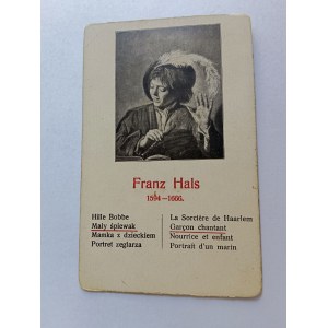KARTA MALARSTWO FRANZ HALS MAŁY ŚPIEWAK