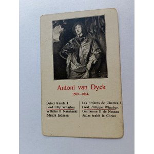 KARTA MALARSTWO ANTONI VAN DYCK LOD FILIP WHARTON