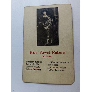 KARTA MALARSTWO PIOTR PAWEŁ RUBENS SYNOWIE ARTYSTY