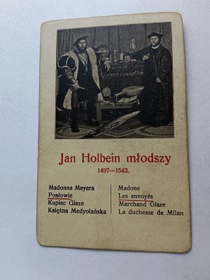 CARD PAINTING JAN HOLBEIN THE YOUNGER AFTERWORD