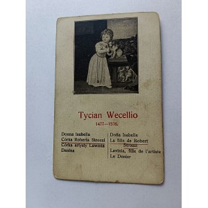 KARTA MALARSTWO TYCIAN WECELLIO CÓRKA ROBERTA STROZZI