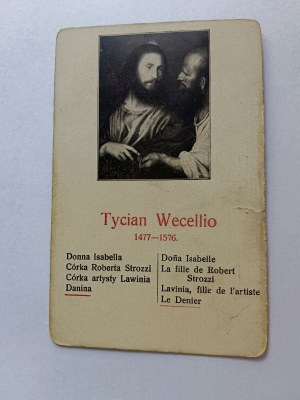 CARD PAINTING TYCIAN VECELLIO DANINA