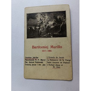 KARTA MALARSTWO BARTŁOMIEJ MURILLO DRABINA JAKÓBA