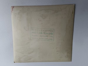 PHOTO FUNERAL COFFIN, STAMP PHOT LECH KŁECZEK, KRAKÓW SYROKOMLI