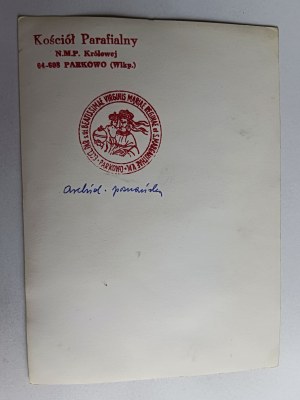 PHOTO PARKKOWO, PARISH CHURCH, STAMP
