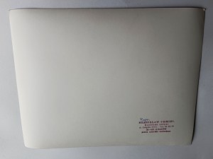 PHOTO REPRODUCTION, GROUP OF PEOPLE, STAMP STANISLAW CHMIEL MAGISTER ART, KRAKOW