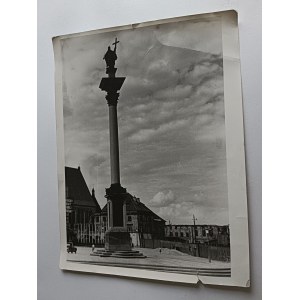 ZDJĘCIE WARSZAWA KOLUMNA ZYMUNTA