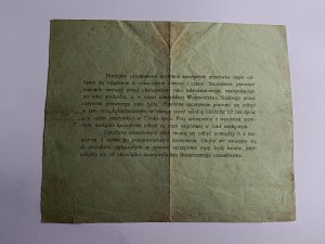 SMALLPOX VACCINATION CERTIFICATE NIEDOBCZYCE RYBNIK 1929