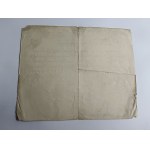 POŚWIADCZENIE HIPOTECZNE PRZEMYŚL, URZĄD KSIĄG GRUNTOWYCH SĄDU GRODZKIEGO, ZNACZEK, STEMPEL 1942 R