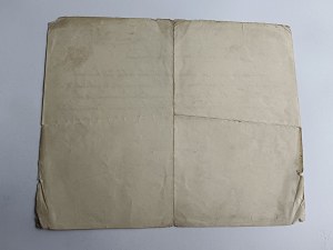 MORTGAGE CERTIFICATE PRZEMYŚL, LAND REGISTRY OFFICE OF THE MUNICIPAL COURT, STAMP, STAMP 1942