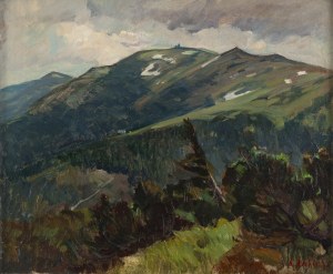 Alfred Nickisch (1872 Biskupice - 1948 Bamberg), Snowy Cauldrons in the Giant Mountains