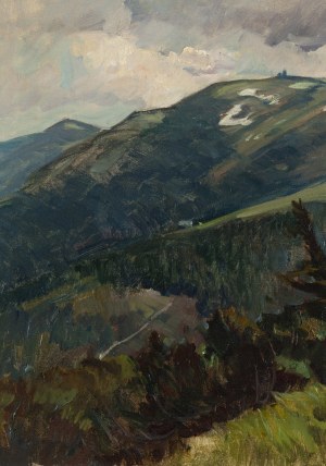 Alfred Nickisch (1872 Biskupice - 1948 Bamberg), Snowy Cauldrons in the Giant Mountains