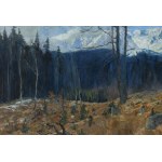 Georg Wichmann (1876 Lwówek Śląski - 1944 Szklarska Poręba), Widok na Śnieżne Kotły