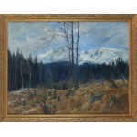 Georg Wichmann (1876 Lwówek Śląski - 1944 Szklarska Poręba), Widok na Śnieżne Kotły