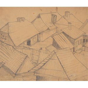 Bolesław Cybis (1895 Folwark Massandra na Krymie - 1957 Trenton (New Jersey, USA)), Motyw z Kazimierza, 1925