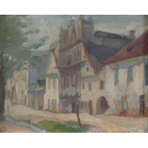 Jan Zygmunt Matejf (ur. 1879), Widok z Kazimierza nad Wisłą (Ulica Senatorska), 1915