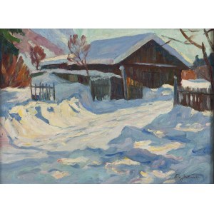 Franz von Jackowski (1885 Nadziejewo - 1974 Amtzell), Chata zimą