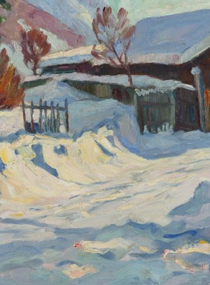 Franz von Jackowski (1885 Nadziejewo - 1974 Amtzell), Cottage in winter