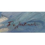 Franz von Jackowski (1885 Nadziejewo - 1974 Amtzell), Chata zimą