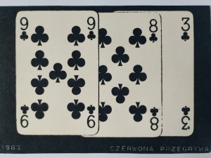 Postcard, Red loses, 1983