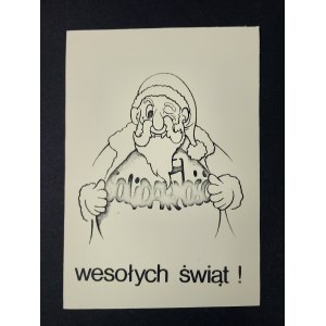 Postcard, Christmas, Solidarity