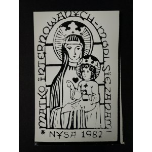 Pocztówka, Nysa, 1982, Matko Internowanych módl się za nami
