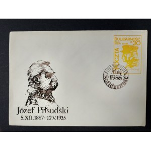 Busta, Józef Piłsudski, Solidarność, maggio 1985