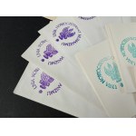 Set of envelopes and paper (21 pcs.), Union of Modern Humanism, various shades